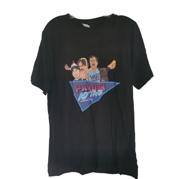 Bella Canvas Other - 𝅺pardon MY TAKE T Shirt BARSTOOL SPORTS large 100% Cotton Black Rare